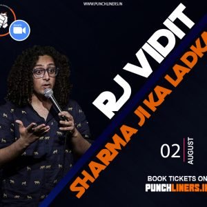 Punchliners comedy show ft Rj Vidit Sharma Live in India on Zoom